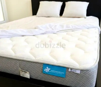 Askona Ortho Hard Mattress (140x200 cm) + Original Askona Cover | Like New