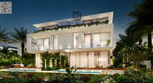 Elite 5BR Sea Villa: Lift, Golden Visa, 5% Off, 10% DP, 2-Yr Post-Handover Plan!
