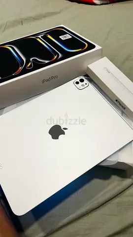 Apple iPad Pro m5 11-inch (2025) Silver with Apple Pro Pencil - Like New | With Protective Flip Case