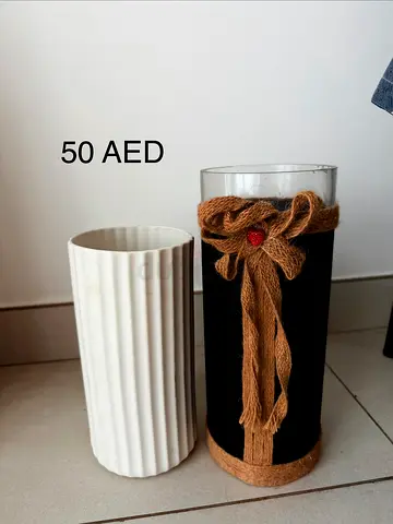 Pair decorative vases