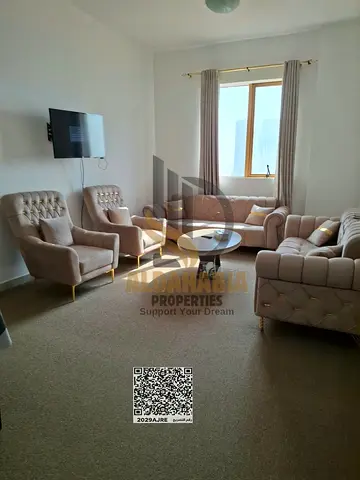 Furnished 1-Bedroom Apartment for Monthly Rent – Al Ghuroob Tower, Al Alia, Ajman