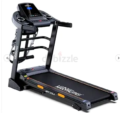 3HP Foldable Treadmill with Massager — 3-Level Incline, 120kg - Brand New