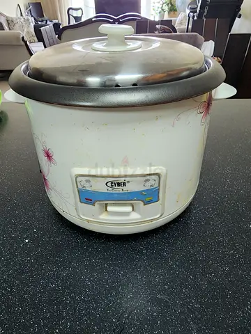 Used electric rice cooker / slow cooker – 1.8L, floral design