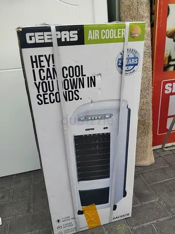 Geepas Portable Air Cooler with Humidifier - White, Good Working Condition