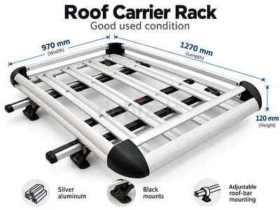 Alluminium Car Roof Carrier 127x97cm - for Sale