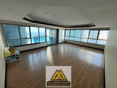 2 Bedrooms | Spacious Living Room | 2 Bathrooms | Closed Kitchen | Direct Sea View | City View | 2,182 Sq. Ft. | Corniche Tower | AED 800,000 Cash –