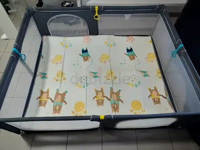 Portable Baby Playpen with Mattress - Good Condition - 99 AED only - limited time offer