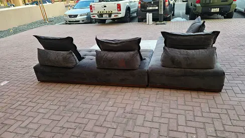 Marina home gray color Sofa Corner
