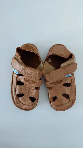 Genuine leather baby sandals - size small, lightly used