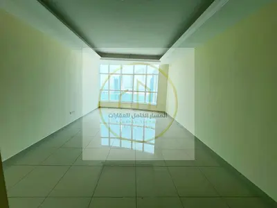 3-Bedroom Apartment for Rent in Al Mamzar, Sharjah, with Panoramic Sea Views, AC Covered by Landlord, Spacious Living Room, Master Bedroom with Sea-Vi