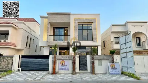 Luxury Villa for Sale in Ajman | 6 Master Bedrooms | Private Pool with a Distinctive Waterfall | Super-Deluxe Finishes | Sophisticated Classic Design