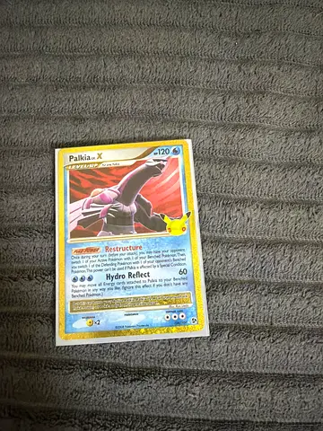 Palkia LVL X 30 celebration card rare Pokemon card