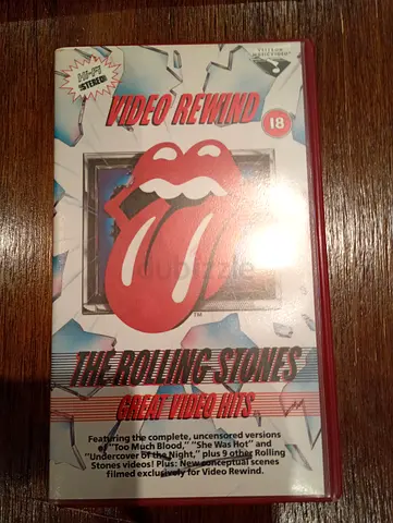 The Rolling Stones - Video Rewind (Great Video Hits) VHS