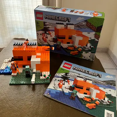 Lego Minecraft with box and manual