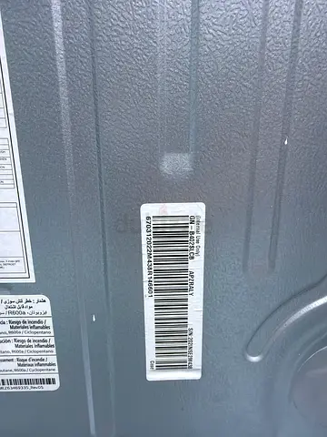 Used refrigerator (rear view) - spare unit, good condition
