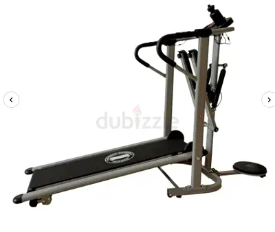 Full-Length Manual Treadmill — 170cm Belt, 100kg, Foldable - Brand New