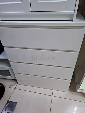 IKEA Malm 4-drawer White Chest of Drawers - Good Condition