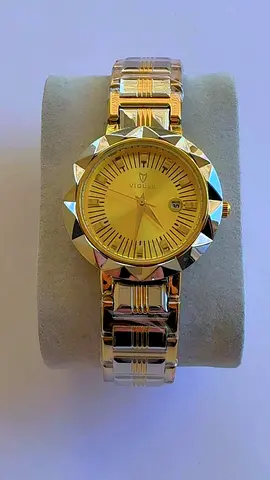 Gold-tone VIGUE Ladies Wristwatch - Classic Analog