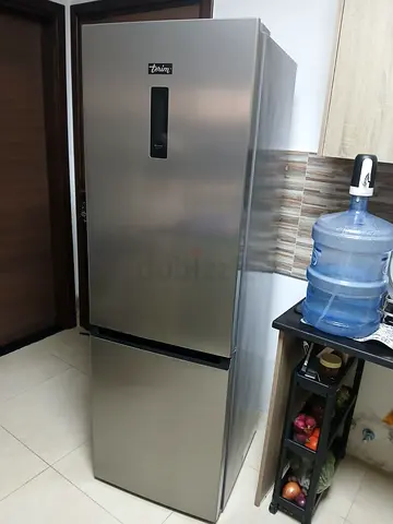 Terim bottom freezer fridge 60cm width 185cm highest 410 litres