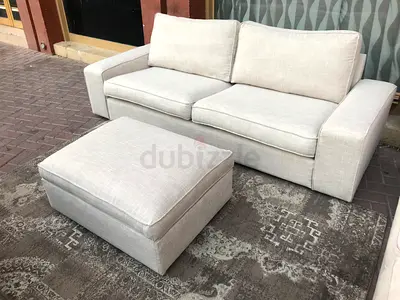 Like brand new Condition Ikea Kivik two Seater Sofa Beige without footstool