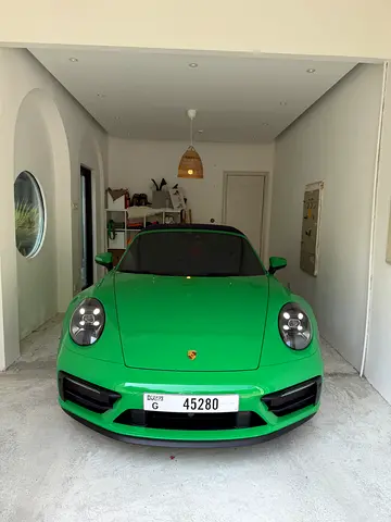 2023 Porsche 911 Targa 4 GTS (992) - Python Green . Al Nabooda Warranty | 11000 km