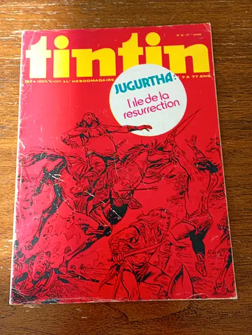 Tintin comic magazine — Jugurtha: L'île de la résurrection (French)