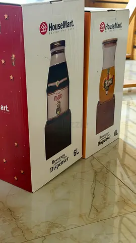 HouseMart 6L Beverage Dispenser — New in Box (2 units)