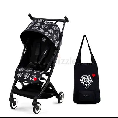 Libelle Cybex Lightweight Compact Baby Stroller (Girls Don't Cry) with Carry Bag