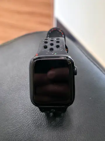 Used smartwatch with sporty silicone band - good condition