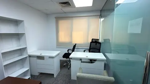 110 SFT Fully Furnished Office with all amenities for AED AED 21,999 Yearly
