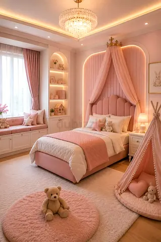 New pink blush 160*200 queen size stylish bed