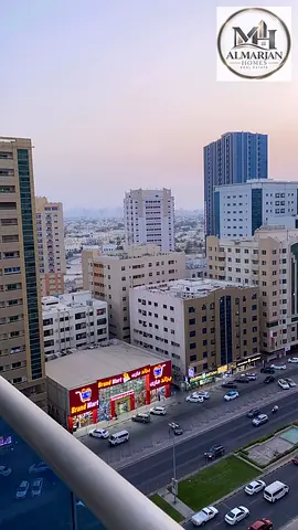 غرفتين وصالة مع 3 حمام الغراف بالكامل ماستر مع بلكونة باطلالة مفتوحة وتكييف مركزي مع باركن خاص داخل التاور للايجار السنوي بموقع حيوي ومييز