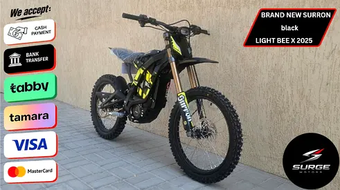 SURRON BRAND NEW BLACK SURRON LIGHT BEE X 2025 WITH 1 YEAR WARRANTY FOR SALE