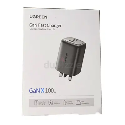 UGREEN GaN X 100W Fast Charger - 4-Port USB-C/USB-A (Brand New Box)