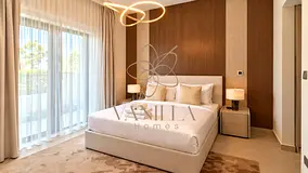 Monthly Stay | Newly Furnished Premium 2BR w/ Maid Room | Water and Golf View from Balcony