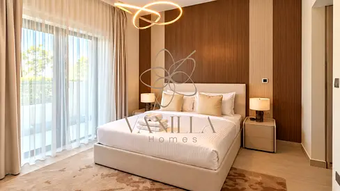 Monthly Stay | Newly Furnished Premium 2BR w/ Maid Room | Water and Golf View from Balcony