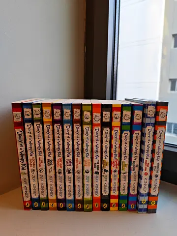 I sell a small collection of Wimpy kid's diary and other extra novel, only cash the lot together