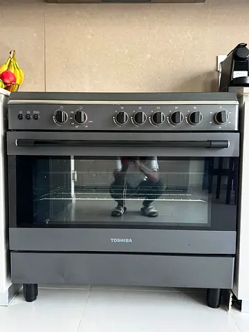 Toshiba brand 5Burner ful gas cooker 90*60cm