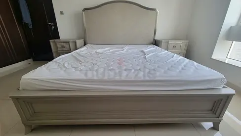 Home Centre King-Size Bed with a Mattress
