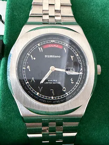 D Milano Limited Edition Men's Stainless Steel Wristwatch with Arabic Dial