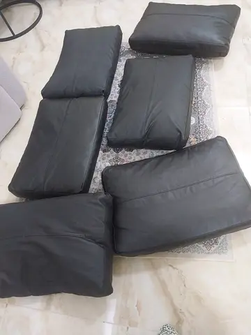 IKEA leather cushions 125 aed