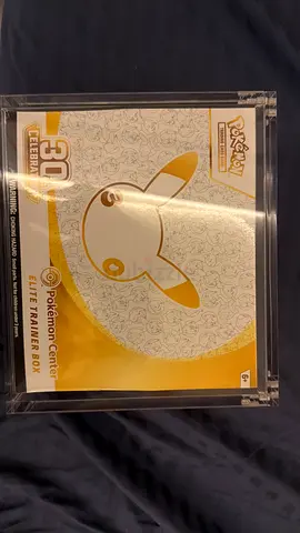 Pokemon 30th celebration pokemon center etb with acrylic case