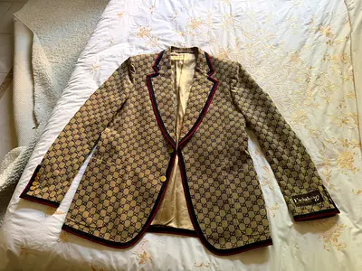 Authentic Gucci GG Monogram Blazer / Jacket – Luxury Designer