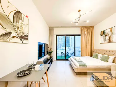 Lux Studio in Business Bay | Pool Burj View | All Bills Included
