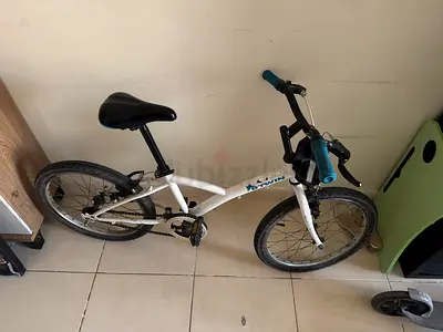 White kids bicycle from Decathlon – used, good working condition
