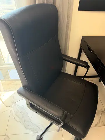 Black ergonomic office/desk chair — good condition