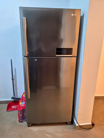 Used LG double-door refrigerator in good working condition