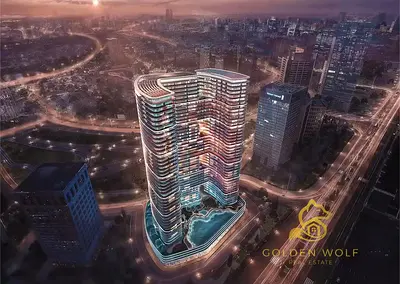 استوديو سكاي لاين فيو | برج بن غاطي هيلز 2 | وسائل الراحة على طراز المنتجع