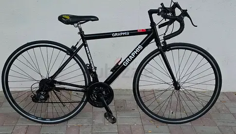 Graphis road-style hybrid bike - good condition, 7 speed owner