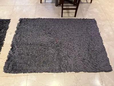 Homes r Us Shaggy Carpet Rug, 120x180cm, grey